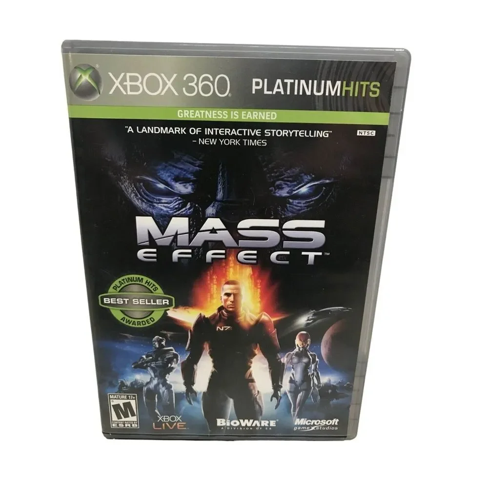 Xbox 360 3 Games Mass Effect 1 Mass Effect 2 Mass Effect 3 Rpg‎ Tested Complete